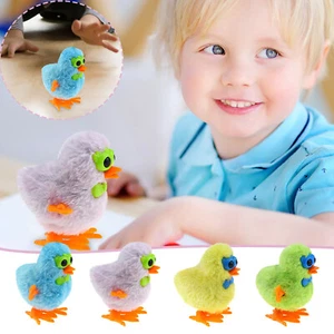 1pcs Chicken Toy Funny Wind Up Hopping Jumping Chickens Clockwork Walking Toys - Picture 1 of 24
