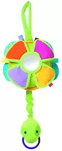 Manhattan Toy Twinkle Turtle Bight Colors & Mirror Baby Car Seat Travel Crinkle - Picture 1 of 2