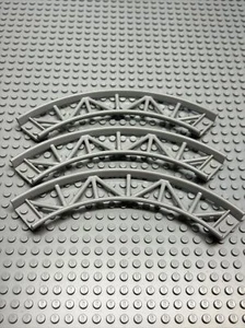 LEGO Replacement Train Track Roller Coaster Rail Curve 90 degree Lot of 3 - Picture 1 of 4