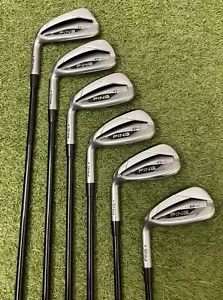 Lefthanded Ping G425 Irons/ 6-PW+UW / Black Dot/Alta Distanza 40 Soft Reg / Used - Picture 1 of 11