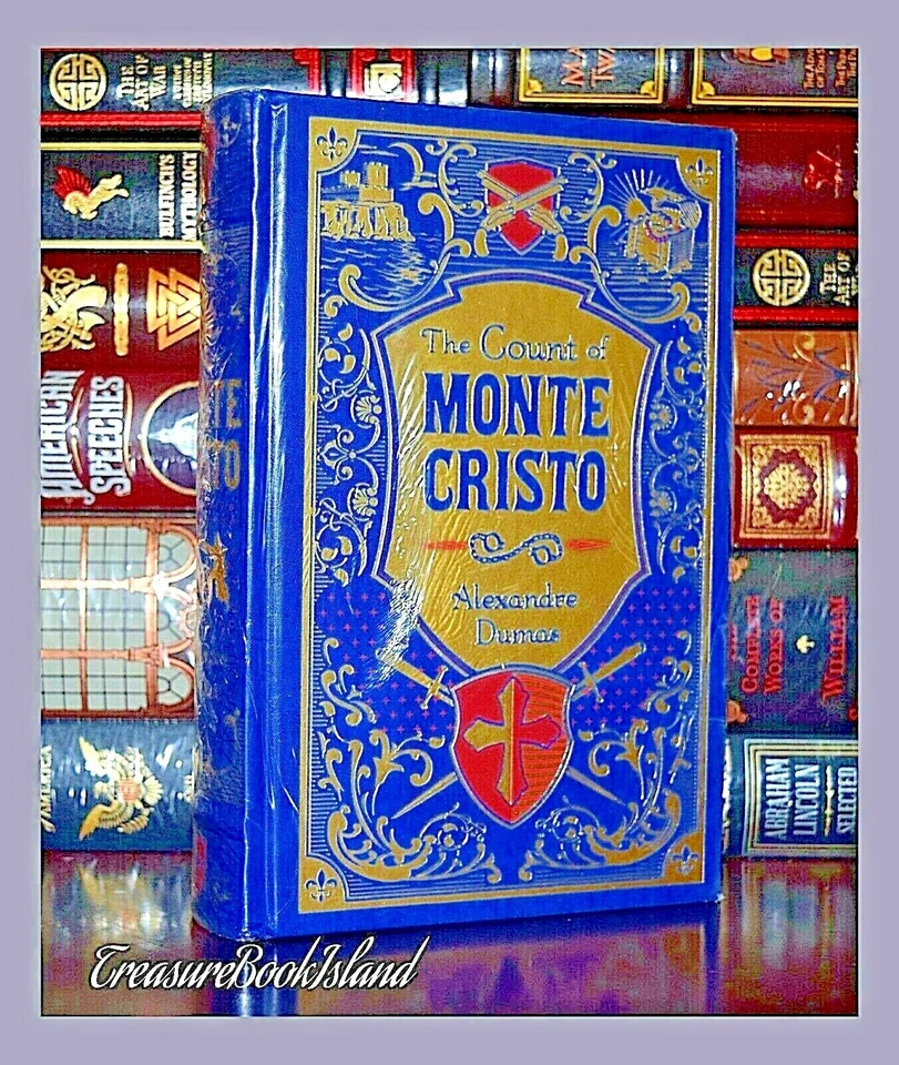 New Count of Monte Cristo Alexandre Dumas Sealed Leather Collectible Hardcover Foto 1 de 4