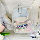 Multicolor Clear Outdoor Pounch Transparent Carry on Case Doll Display Bag