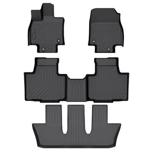 3 Row Set TPE Car Floor Mats For 2025 Toyota Grand Highlander 8Seats - Picture 1 of 9