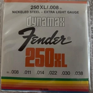 Fender Guitar String Sets 250 XL Nickeled Steel .008-.038, Lot of 7 - Picture 1 of 1