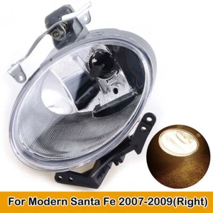 Faro antiniebla transparente lado derecho del pasajero con bombilla para Hyundai Santa Fe 2007~09 - Imagen 1 de 7