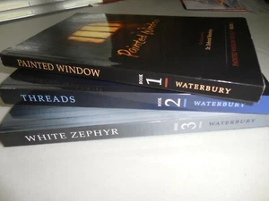 3 bk Series-Painted Window, Threads, White Zephyr by Deborah Waterbury - Picture 1 of 1
