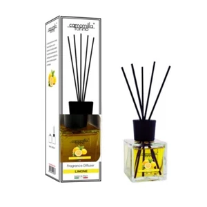 Diffusore ambienti CUBO 200ML con bastoncini Limone CAMOMILLA TORINO - Foto 1 di 1