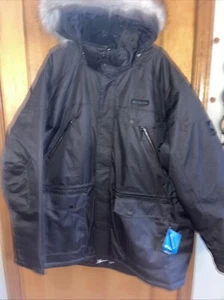 Columbia Barlow Pass TurboDown II Herrenjacke - SCHWARZ - 4XT - Neu mit Etikett - Bild 1 von 7