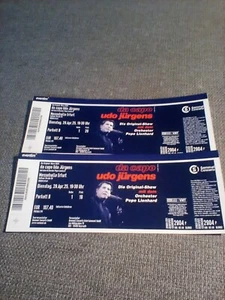 2 Konzerttickets für Da Capo Udo Jürgens am 28.04.25 in Erfurt - Bild 1 von 1