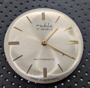 Ruhla UMF 39-12 8 3/4''' Vtg Watch Movements For Parts A - Picture 1 of 8