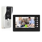 Video Doorbell Intercom System, 7" Monitor Video Door Phone Kits, Wired Video...
