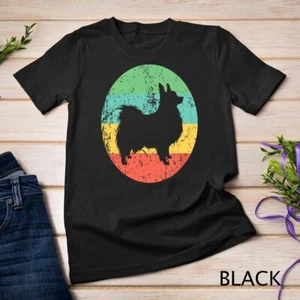 Camiseta unisex para mujer Papillon vintage retro papillon perro - Imagen 1 de 15