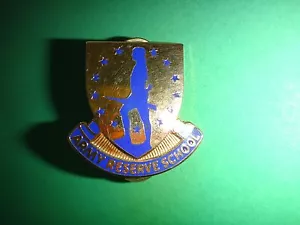 Eeuu Ejército Reserva Fuerzas Escuela Distintivo Unidad Insignia - Picture 1 of 2