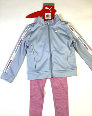 Puma Kids Girl's 3-Piece Tech Fleece Set, Purple, Size: 3T -w/Defect Please Read - Imagem 1 de 4