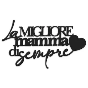 Scritta in Legno La migliore mamma di sempre - Picture 1 of 22