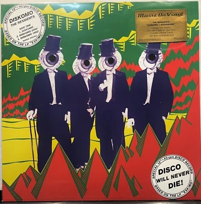 THE RESIDENTS diskomo EUROPE 12" 1000 Pressed BLUE VINYL record store day LP - Image 1 of 4