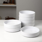 Celina Stoneware Bowl Set, 4-Piece Pasta Bowls, White