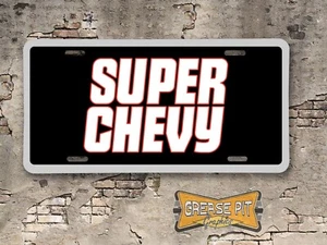 Placa de matrícula de refuerzo de cargador Super Chevy - Imagen 1 de 1