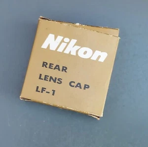 New Old Stock! Nikon Rear Lens Cap with Box - LF-1 - Japan - Picture 1 of 4