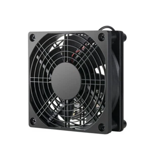 Router Fan DIY PC Cooler TV Box Wireless Cooling Silent W/Screws Protective Net - Afbeelding 1 van 11