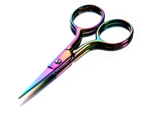 3.5 Inch Rainbow Titanium Embroidery Scissors - Picture 1 of 1