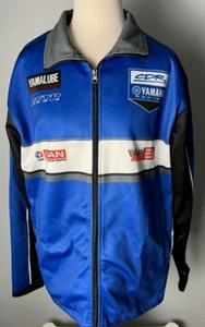Yamaha Motorbike Racing Motocross Team Zip Up Jacket "REVS YOUR HEART"Medium - Picture 1 of 8