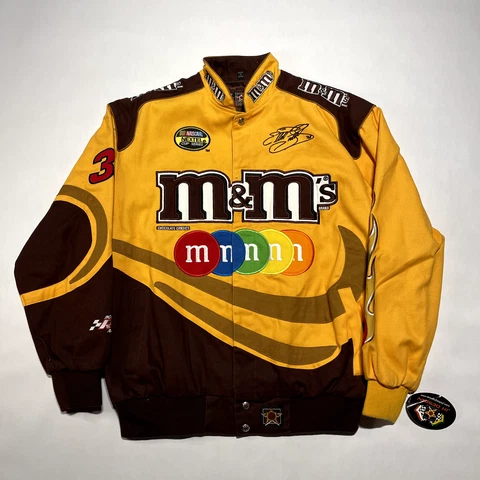 Vintage NWT Elliott Sadler #38 M&M's JH Design NASCAR Jacket Large Nextel Cup Cover