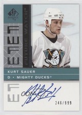 2002-03 SP Authentic Future Watch /999 Kurt Sauer #193 Rookie Auto RC