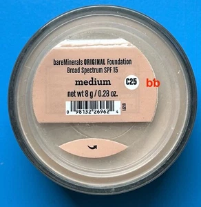 bareMinerals ORIGINAL Loose Powder Foundation SPF 15 0.28 oz Medium C25 - Picture 1 of 1