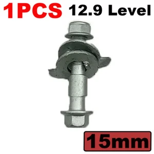1PC 15mm 12.9 Intensity Metal Car Four Wheel Alignment Adjustable Camber Bolt - Bild 1 von 6
