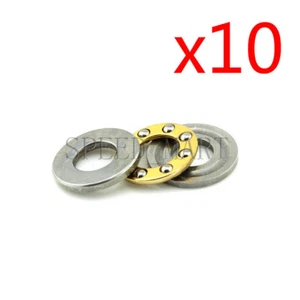 10 PIEZAS rodamientos de bolas de empuje axial F5-11m 5 mm x 11 mm x 4,5 mm - Imagen 1 de 4