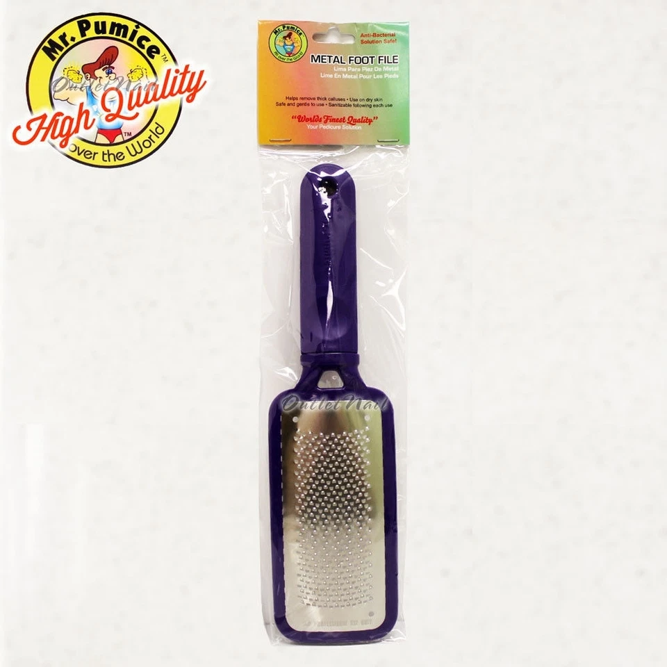 1 peça Mr. Mr Pumice META FOOT FILE Remover Cofre Pedicure Calo Handle Ferramenta Removedor - Imagem 1 de 1