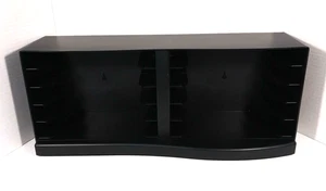 Vintage LASERLINE 10 VHS VCR Tape Storage Black Plastic Wall Mountable RARE VGC - Picture 1 of 2