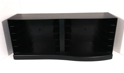 Vintage LASERLINE 10 VHS VCR Tape Storage Black Plastic Wall Mountable RARE VGC - Image 1 of 2