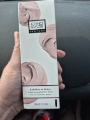 New ERNO LASZLO  Exfoliate & Detox Pore Cleansing Clay Mask   3.3 fl oz Sealed - Image 1 of 4