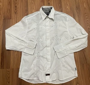 Camicia Fender Custom Shop Uomo XL Western Ricamata Perla Snap Fleur De Lis - Foto 1 di 13