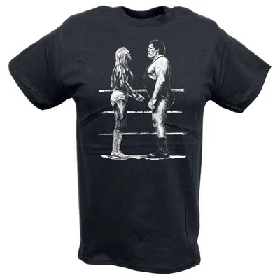 Camiseta Andre the Giant vs Hulk Hogan Wrestlemania Standoff Foto 1 de 4