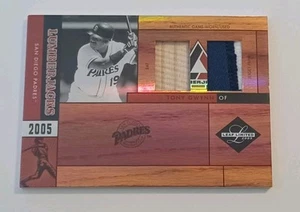 2005 Leaf Limited LumberJacks GU Combo TONY GWYNN /50 - Picture 1 of 2