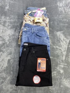 Lee Capri Woman 12 Denim Mid Rise Jeans Camo Blue Black Stretch Denim Lot of 4 - Picture 1 of 19