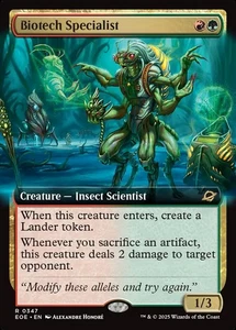 Especialista en biotecnología - Edge of Eternities lámina de arte extendida Magic The Gathering-NM - Imagen 1 de 1