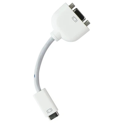 Apple OEM Video Adapter (Mini-DVI) to VGA - White (M9320G/A) - Image 1 of 4