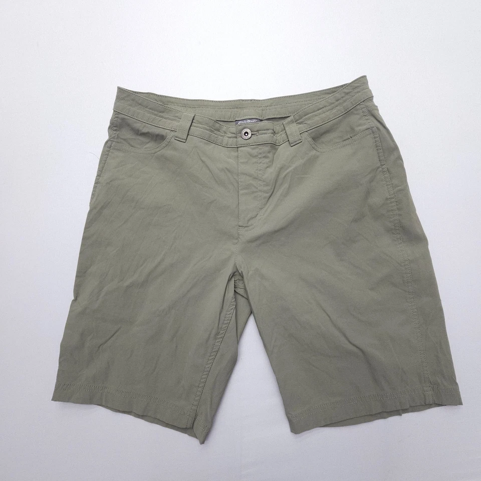 Pantalones Cortos de Senderismo Eddie Bauer para Mujer 14 Verde Elastizados Ligeros Viaje Pesca Foto 1 de 4