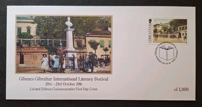 Gibraltar: Gibunco International Literary Festival; Commemorative Cover; Limited - Image 1 of 4