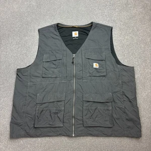 Carhartt Jacke Erwachsene 3XL XXXL Grau Angeln Wat Nylon Weste Gefüttert Outdoor Herren - Bild 1 von 8