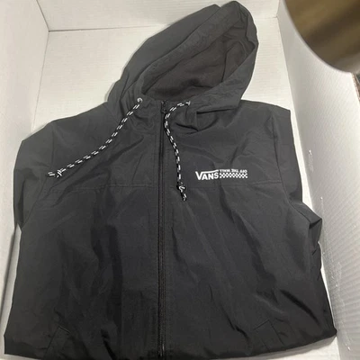 Sudadera con capucha VANS negra para mujer fuera de la pared Foto 1 de 3