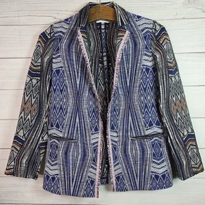 Giacca blazer Giada Forte Resort Italia multicolore cotone taglia 0/US 2 - Foto 1 di 12