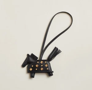 HERMÈS RODEO ROCK CUERO NEGRO DORADO HERRAJES NUEVO - Imagen 1 de 7