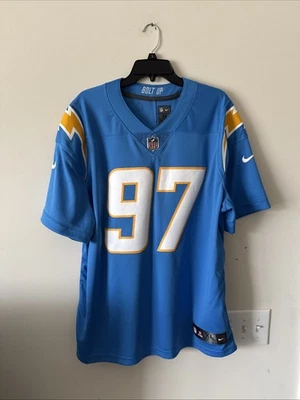 Camiseta para hombre Nike Joey Bosa #97 Los Angeles Chargers Vapor Lmtd NFL talla XL - azul Foto 1 de 4
