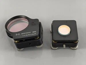 Newport New Focus 9852 9807 Mirror Mounts Precision Positioner With Optic - Foto 1 di 5