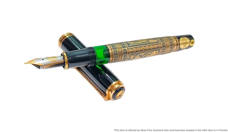 Beefy Heavy Pelikan M900 Toledo Edición Limitada Pluma Estilográfica Caja Papeles Foto 1 de 1